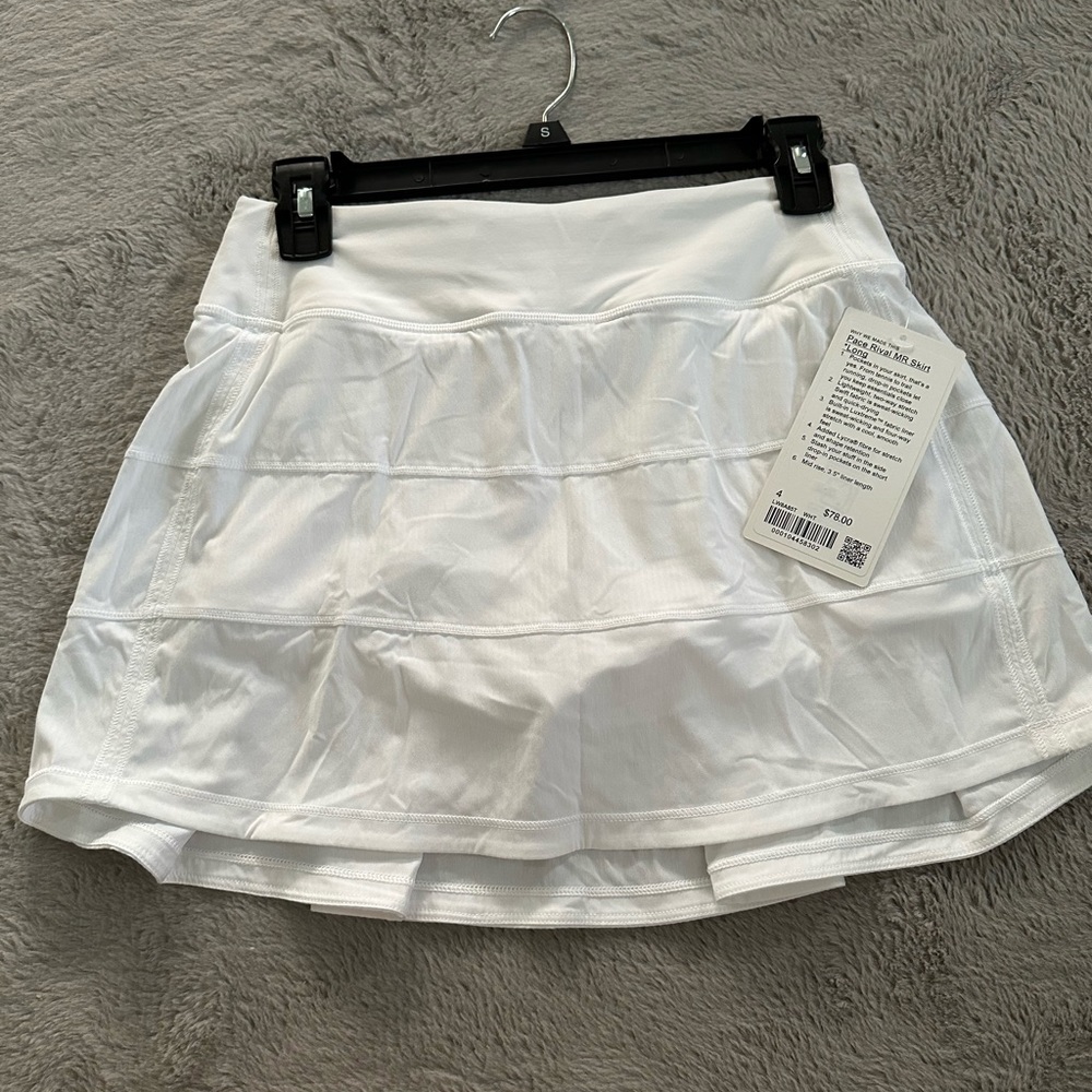 Lululemon Pace Rival Tennis Skirt 4 Tall